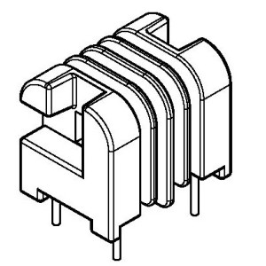 BC-0910/UU-9.8 H Four grooves (2+2PIN) Transformer Bobbin