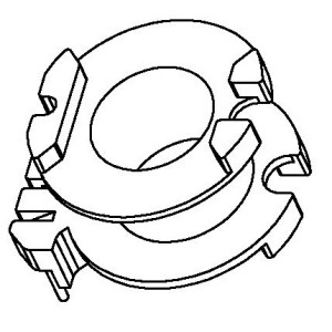 BC-1004/RM-10 V (4+0PIN) Transformer Bobbin