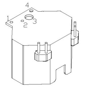 BC-0808B/RM-8 COVER (2+2PIN) Transformer Bobbin