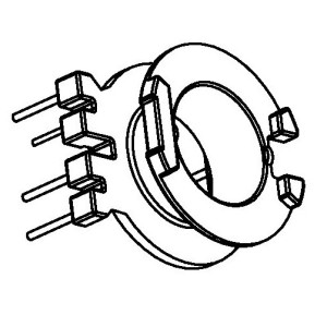 BC-0804-2/RM-8 V (6+2PIN) Transformer Bobbin