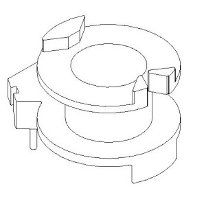 BC-0604/RM-6 V (4PIN) Transformer Bobbin