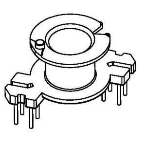 BC-0601/RM-6 V (4+4PIN) Transformer Bobbin