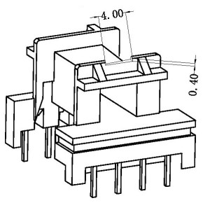BC-2006/EF-20 H (5+4PIN) Transformer Bobbin