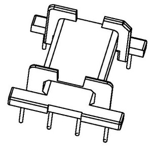 BC-2002/EFD-20 H (4+4PIN) Transformer Bobbin