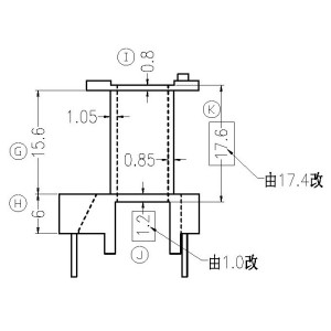 BC-2519/EE-25 V (5+5PIN) Transformer Bobbin