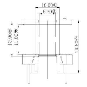 BC-2502/EE-25 V (5+5PIN) Transformer Bobbin