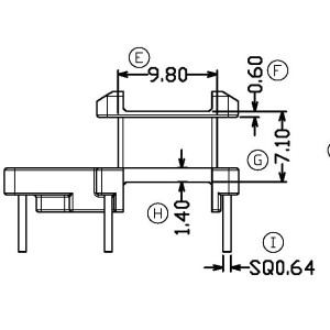 BC-1637/EE-16 V (5+3+2PIN) Transformer Bobbin