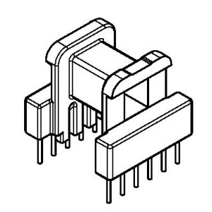 BC-1636-1/EE-16 H (6+6PIN) Transformer Bobbin