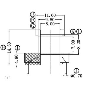 BC-1613/EE-16 H (5+5PIN) Transformer Bobbin