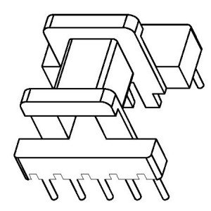 BC-1608-2/EE-16 H (5+5PIN) Transformer Bobbin