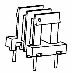 BC-0083/EE-8.3 H (2+2PIN) Transformer Bobbin