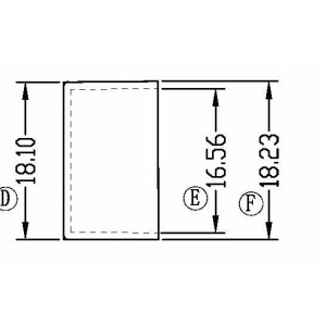 BC-023/CASE COVER Transformer Bobbin