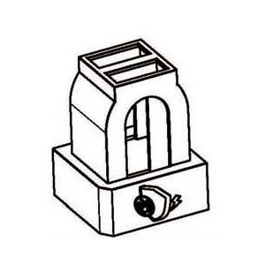 Z-3405-1/ER3430(CASE) Transformer bobbin