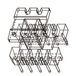 Z-1904/EE19 V (5+5PIN) Transformer bobbin