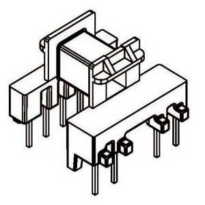 Z-1637/EF16 H (5+4PIN) Transformer bobbin