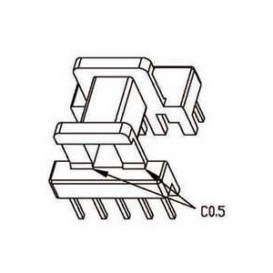 Z-1630/EF16 H (5+5PIN) Transformer bobbin