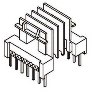 Z-1617-2/EF16 H (7+7PIN) Transformer bobbin