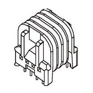 Z-1605/UU16 H (4+4PIN) Transformer bobbin