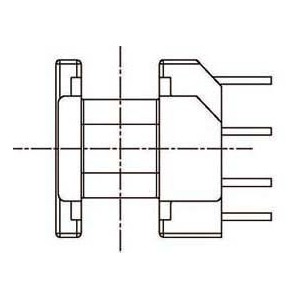 Z-1321/EPC13 H (4+0PIN) Transformer bobbin