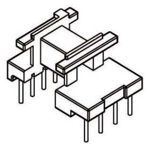 Z-1205/EF12.6 H (5+4PIN) Transformer bobbin
