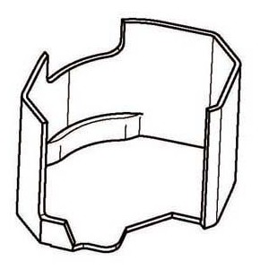 Z-1017-1/RM10 CASE Transformer bobbin