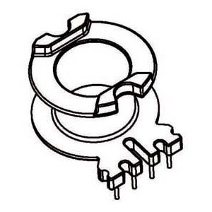 Z-1012/RM10 V (4+0PIN) Transformer bobbin