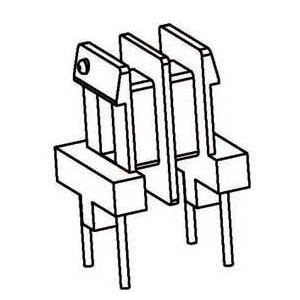 Z-0812-2/EE8.3 H (2+2PIN) Transformer bobbin