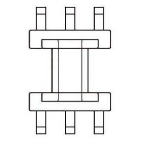 Z-0504-1/SMD EE5.0 H (3+3PIN) Transformer bobbin