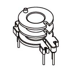 Z-0503/RM5 V (3+3PIN) Transformer bobbin