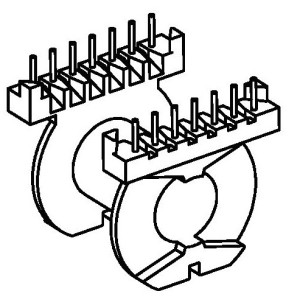 JW-4004/PQ40 H (7+7PIN) Transformer Bobbin