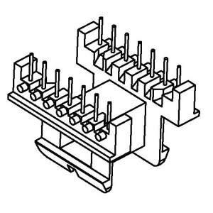 JW-4001/EE40 H (7+7PIN) Transformer Bobbin