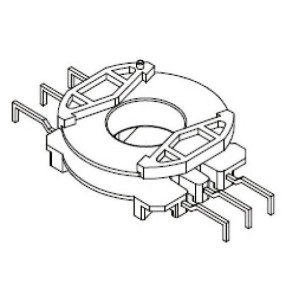 JW-3804/PM38 V (3+3PIN) Transformer Bobbin