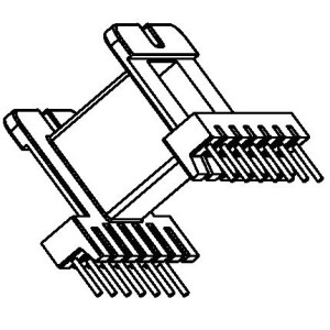 JW-3302/EE33 H (7+7PIN) Transformer Bobbin