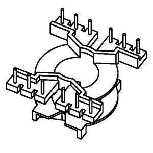 JW-3221/PQ3221 V (6+6PIN) Transformer Bobbin