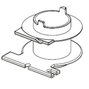 JW-3033/PQ3025 (no PIN) Transformer Bobbin