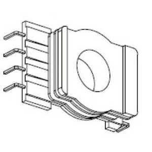 JW-2895/EQ28 V Three-slot (4+6PIN) Transformer Bobbin