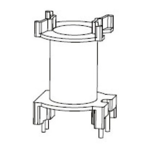 JW-2631/PQ2630 V (2+2PIN) Transformer Bobbin