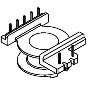 JW-2519/PQ25 V (5+2PIN) Transformer Bobbin