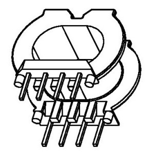 JW-2516Q/ATQ25 H (4+4PIN) Transformer Bobbin