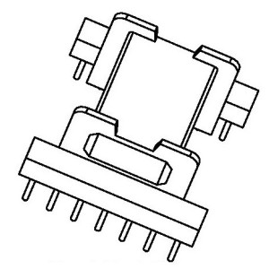 JW-2508B/EFD25 H (7+7PIN) Transformer Bobbin