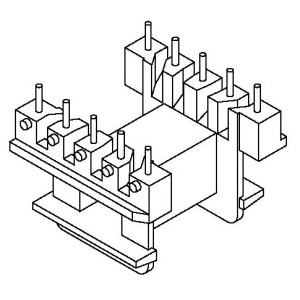 JW-2507/EF25 H (5+5PIN) Transformer Bobbin