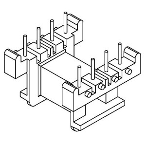 JW-2504/EF25 H (4+4PIN) Transformer Bobbin