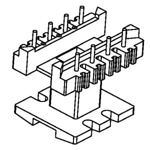 JW-2501/EI25 V (4+4PIN) Transformer Bobbin