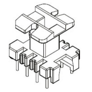 JW-2210/EI22 V (4+4PIN) Transformer Bobbin