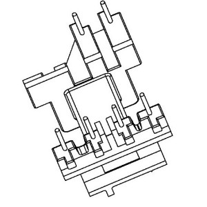 JW-2023/EF20 H (5+2PIN) Transformer Bobbin