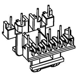 JW-2013/EE20 H (8+4PIN) Transformer Bobbin