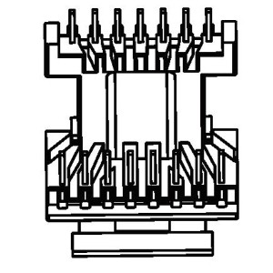 JW-2011/EF20 H (8+7PIN) Transformer Bobbin