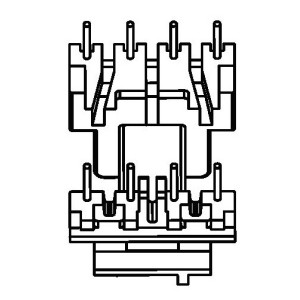 JW-2010/EF20 H (4+4PIN) Transformer Bobbin