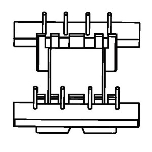 JW-2007B/EFD20 H (4+4PIN) Transformer Bobbin