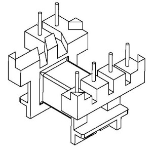 JW-2006A/EF20 H (4+2PIN) Transformer Bobbin